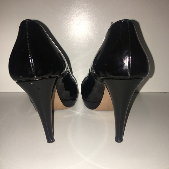  PRADA Black Patent Heels Size 39.5 - Picture 3 of 5